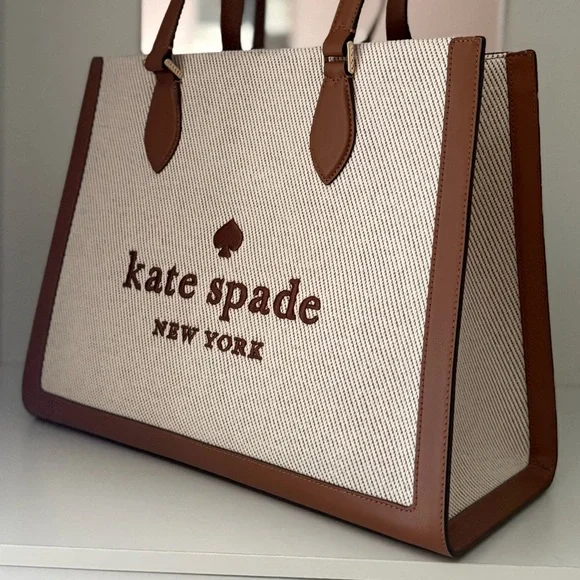 Kate Spade Ellie Large Canvas & Leather
Tote - Warm Gingerbread - NWOT - Picture 16 of 16